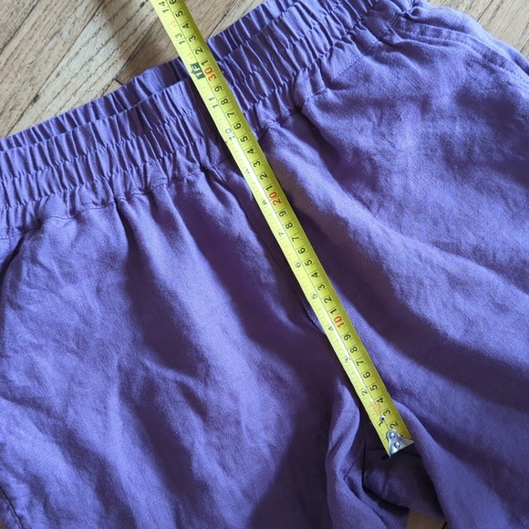 Loose Linen Pants, Dusty Lavender, Women's Size M/L - Picture 13 of 16